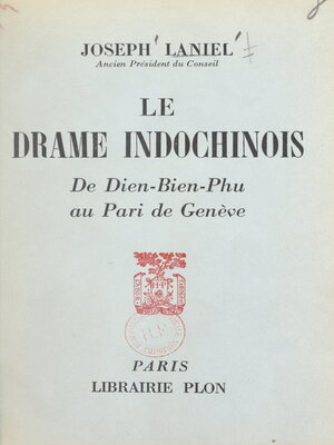 cover image of Le drame indochinois